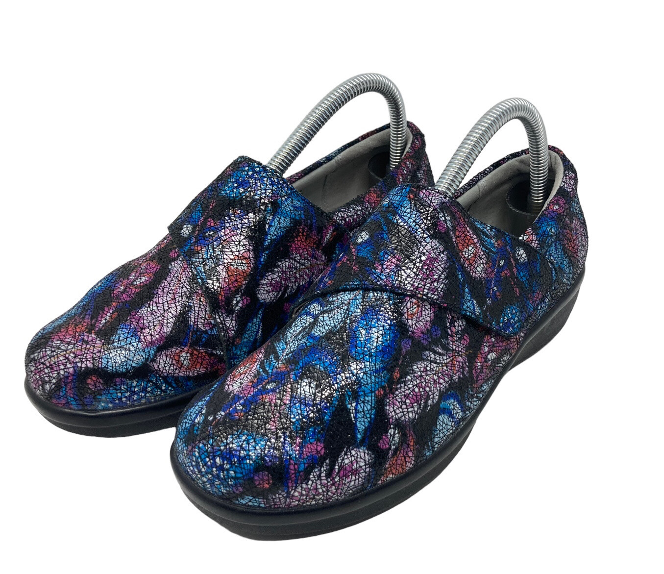 ALGERIA PG Lite Size 7 - 7.5 Wide Women Feathers Slip On Clogs Shoes 37W LAU-885