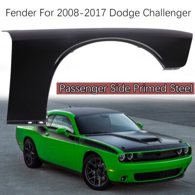 Fender For 2008-2017 Dodge Challenger Front Passenger Side Primed Steel 08-17