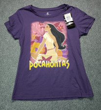 Disney Princess NWT girls XL purple Pocahontas t-shirt