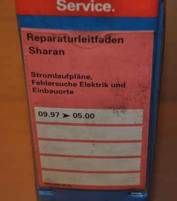 VW Sharan 1996 Stromlaufpläne Schaltplan 1997- 2000 Werkstatthandbuch Leitfaden 