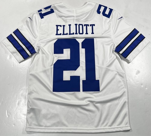 Nike Dallas Cowboys Ezekiel Elliott Limited Stitched Mens Jersey Medium White - Picture 9 of 13