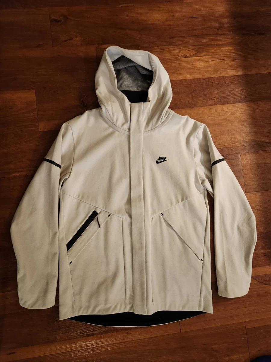Nike Sportswear Tech Fleece Ivory Repel Windrunner Jacket Men s M