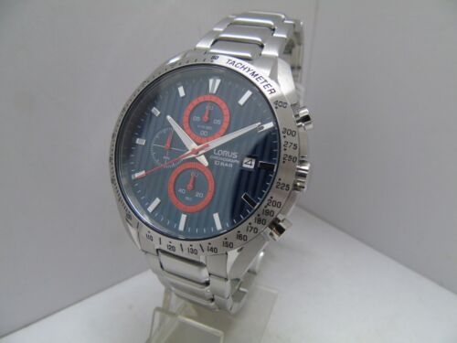 LORUS by SEIKO MENS 1/10th SEC. CHRONOGRAPH WATCH *NEW* *GIFT BOX INCLUDED*
