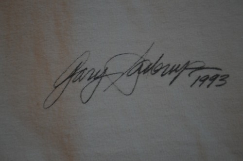VTG RARE GARY SADERUP COUNTRY MUSIC GARTH BROOKS SINGLE STITCH PORTRAIT SHIRT L - Picture 7 of 11