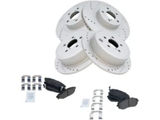 For 2010-2012 Subaru Outback Brake Pad and Rotor Kit Front and Rear 35818PFZV