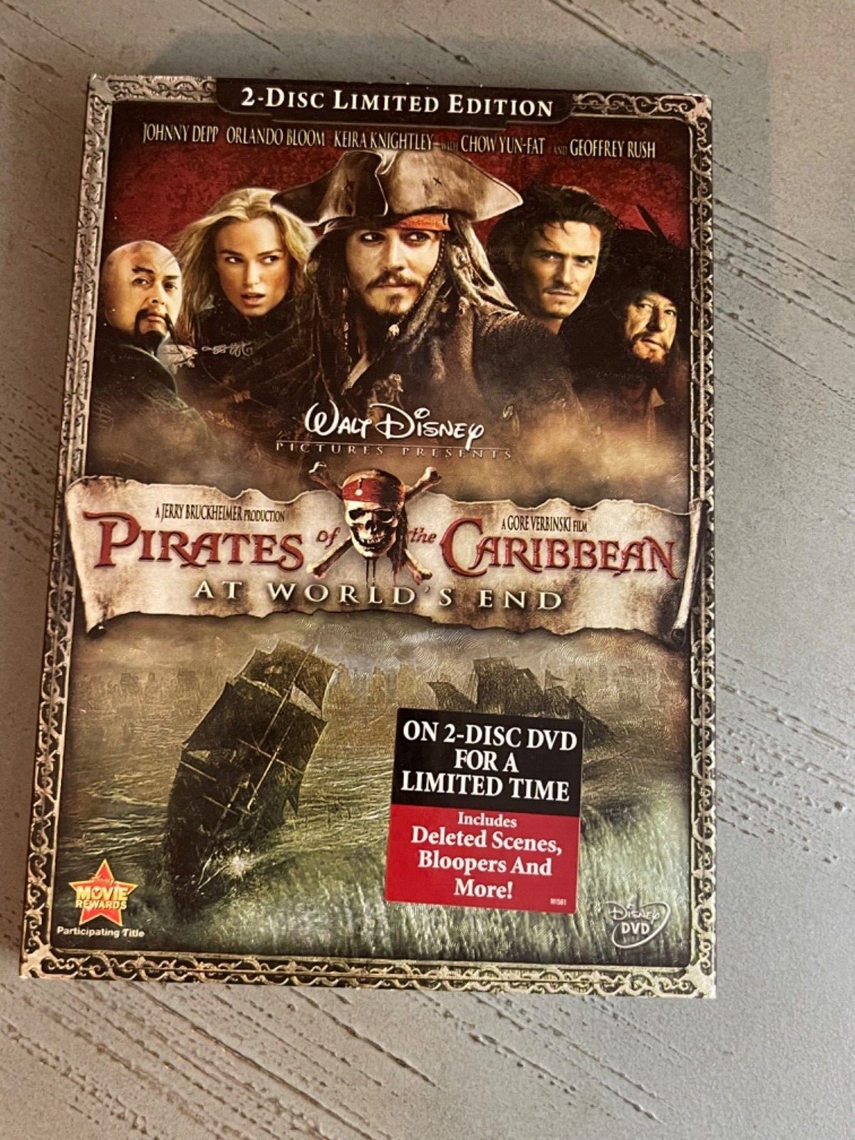 Pirates Of The Caribbean At Worlds End Dvd