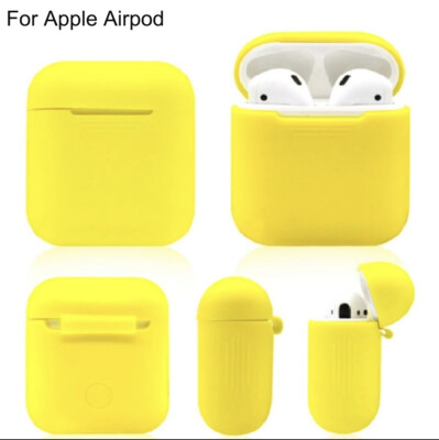 Air Pods Silicone Protective Rubber Case Cover For Air Pods 1st 2nd  Generation