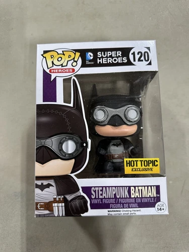 Funko Pop DC Super Heroes Steampunk Batman Figure #120 New Hot Topic B42