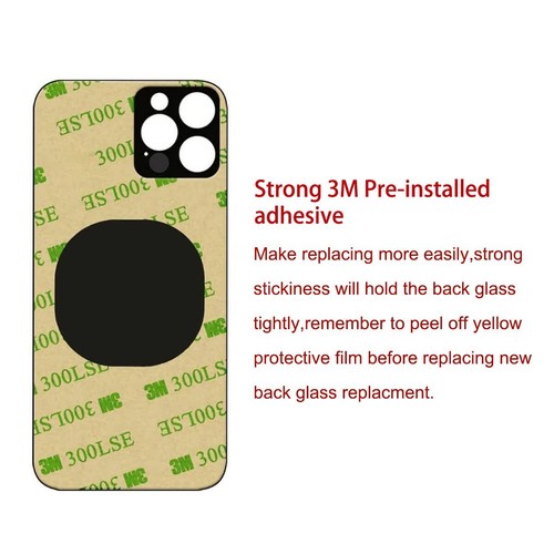 OEM Rear Back Glass Replacement Compatible with iPhone 14 Pro Max 6.7 inches ... - 第 4/7 張圖片