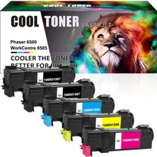 5 Pack Set for 106R01597 Toner Xerox Phaser 6500 6500N 6500DN Workcentre 6505