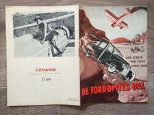 Valley of Hunted Men Bob Steele, Tom Tyler,Jimmie Dodd 1942 Danish Movie Program