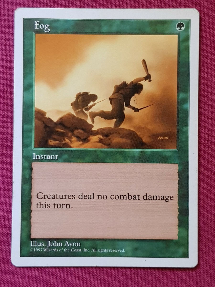 Magic The Gathering 5TH EDITION FOG green card MTG | eBay Magic The Gathering 5TH EDITION FOG green card MTG | eBay