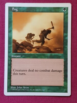 Magic The Gathering 5TH EDITION FOG green card MTG | eBay