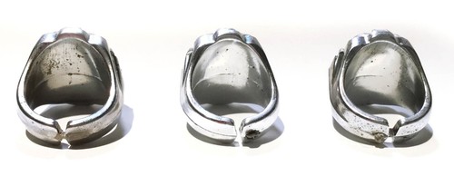 Neil Armstrong / Buzz Aldrin / Michael Collins Flicker Rings (Circa 1970's) - Picture 3 of 12