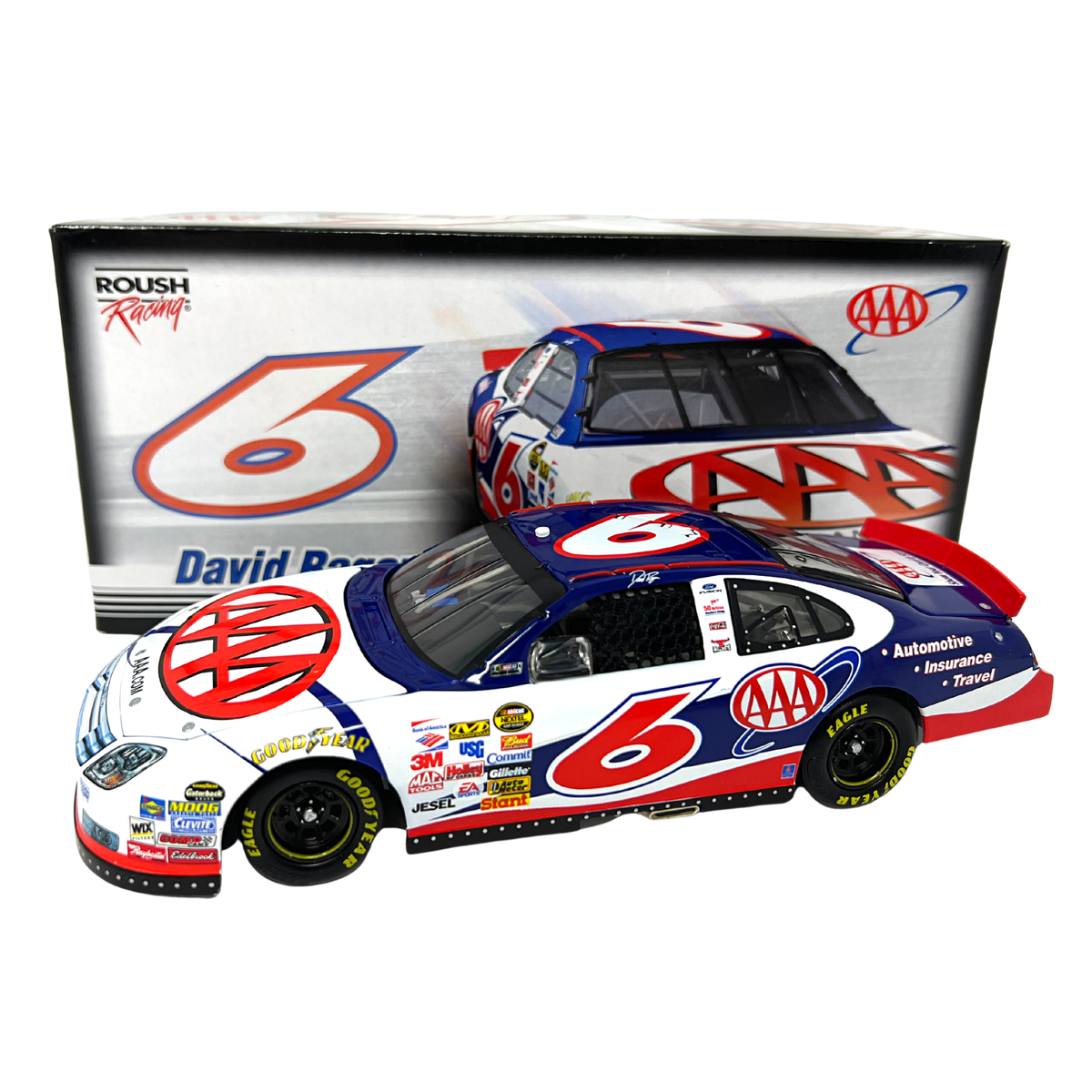 NASCAR ミニカー　FORD 1/24 Motorsports Authentics #6 David Ragan AAA 2007 Ford Fusion 1:24