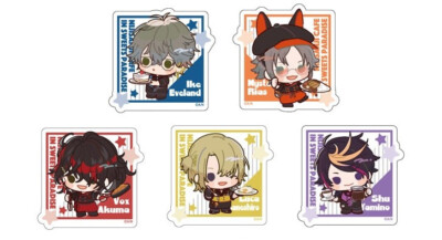 Nijisanji EN Luxiem Sweets Paradise Collab Sticker Set Ike Mysta Luca Vox Shu