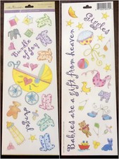 Miss Elizabeth s 2 Sided Stickers 12x4 Baby Scrapbook Crafts Cards