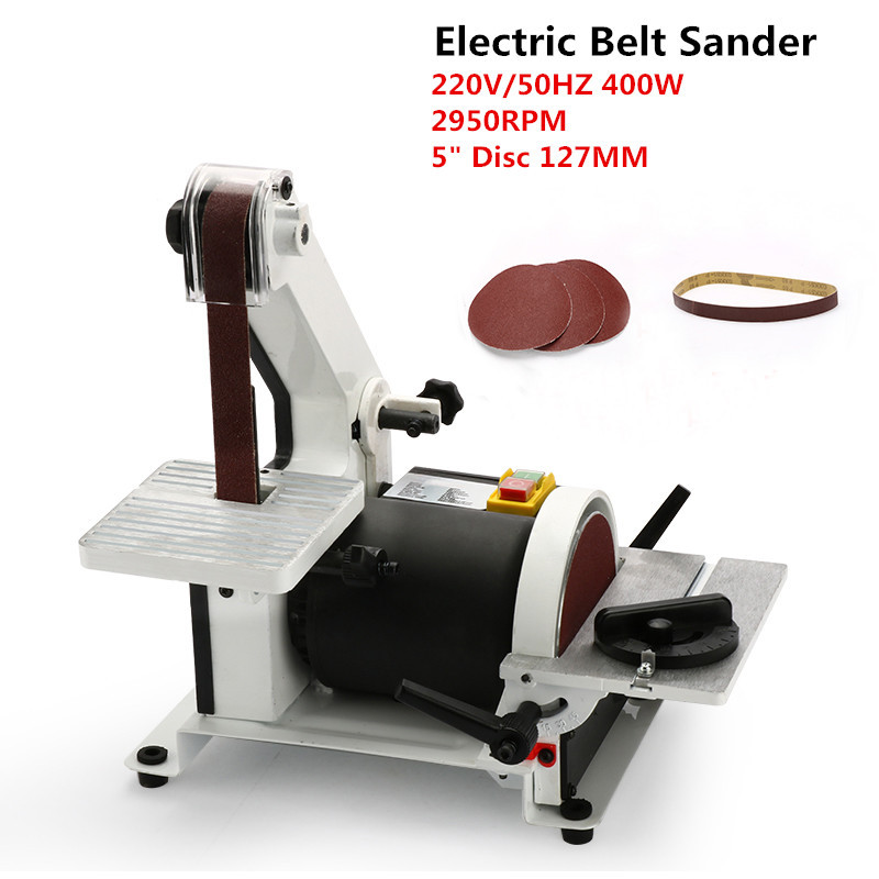 220V 400W Electric Bench Belt Sander 5 