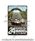 office ideas vintage repro 24 Heures du Mans 1966 farmcabin GT40 tin sign
