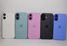 OPEN BOX Apple iPhone 16 128GB 256GB Black Pink Teal Ultramarine White Unlocked