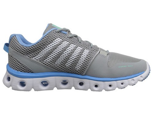 K-SWISS 93438-074 X LITE CMF Wmn's (M) Storm/Bunnie/Blue Mesh Athletic Shoes - Picture 2 of 7