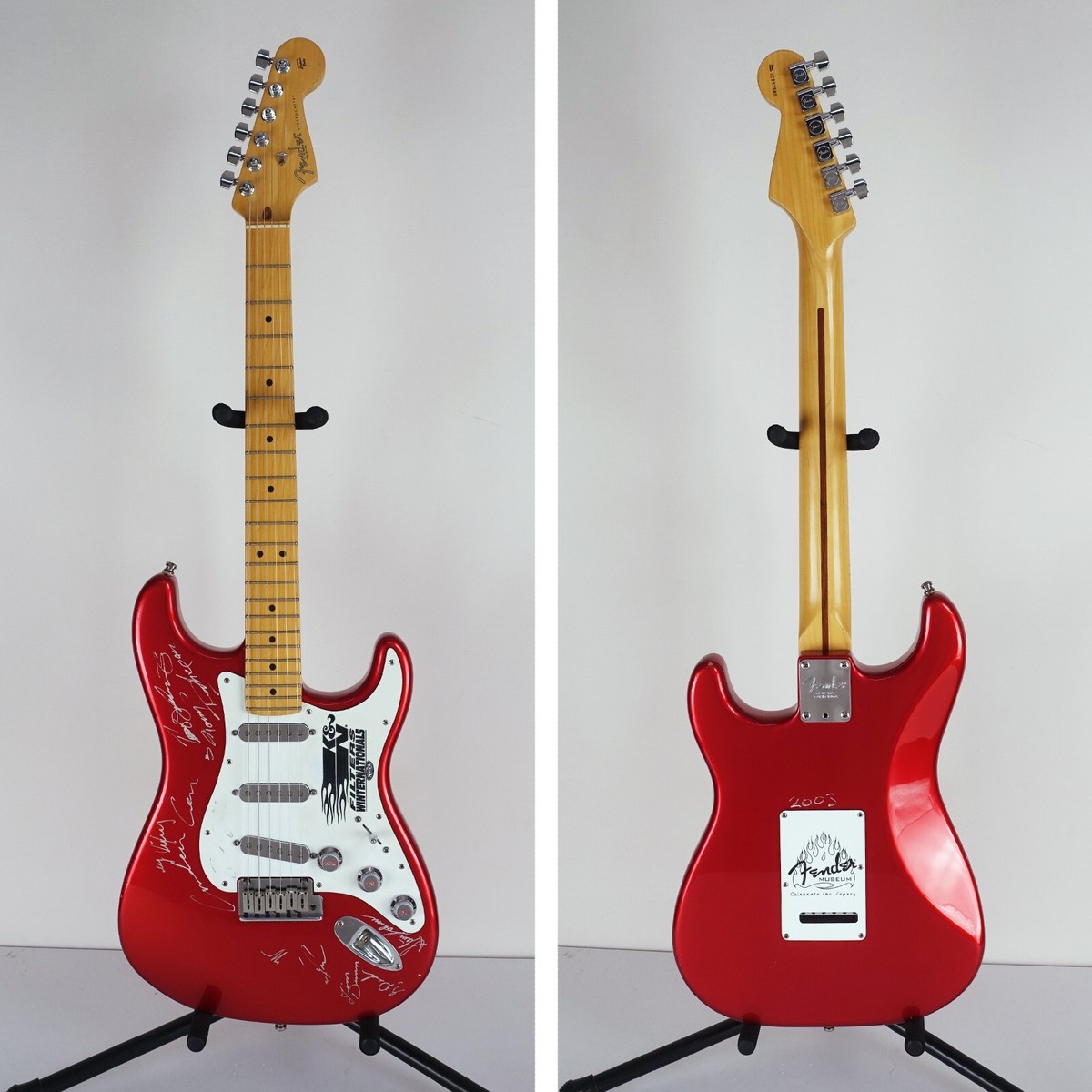 フェンダーUSA ストラト アメスタ 2002年製 2002 Fender American Standard Stratocaster Red NHRA Hot Rod