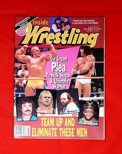 Juli 1990 Victory Sports Wrestling, Hogan, Warrior, Rude, Hennig, Earthquake - Bild 1 von 4