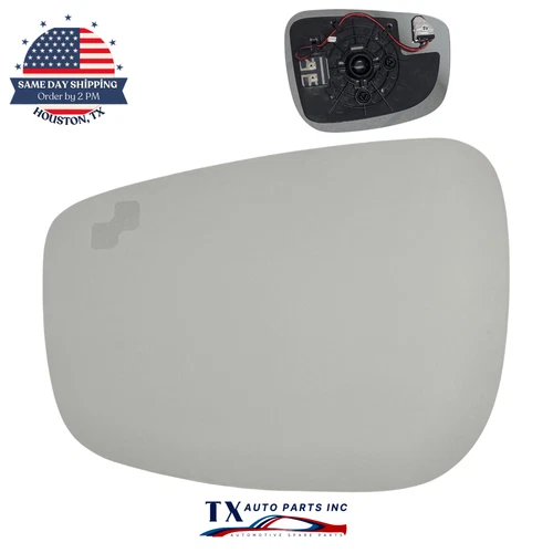 Side Mirror Glass for 2016-2021 MAZDA CX-3 with Heated BSM Backing Driver Side