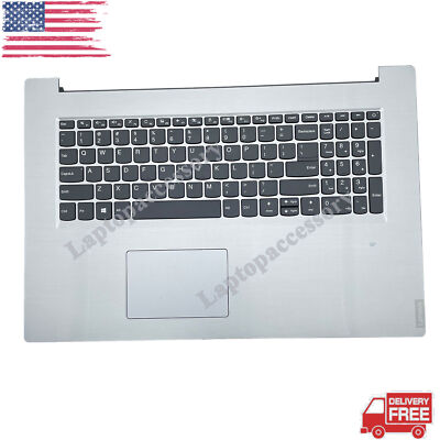 For Lenovo Ideapad L340-17API IWL Palmrest Touchpad 5CB0S17185 W/Speaker Silver