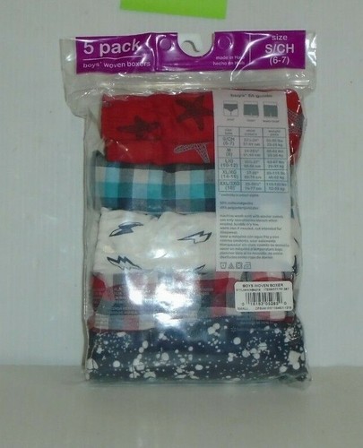 New Wonder Nation Boys boxer 5pair/pack Space Dye sz sm 6/7 - Picture 2 of 2