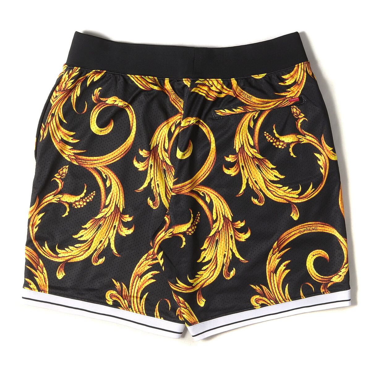 SS14 Supreme / Nike Basketball Shorts Black/Gold 'Versace SS14 Supreme / Nike Basketball Shorts Black/Gold 'Versace