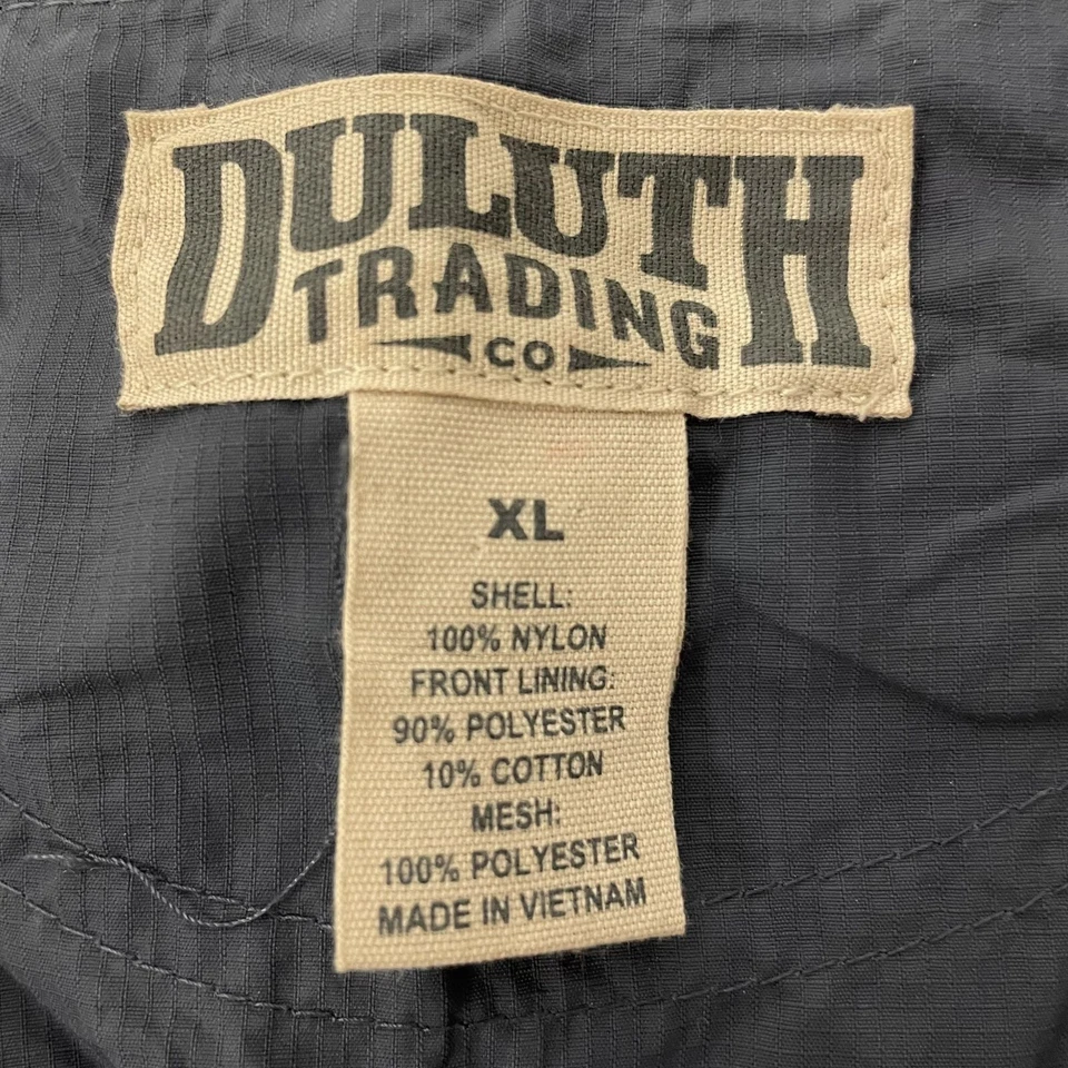 Duluth Gray UTILITY Waistcoat Fishing NYLON Mesh SAFARI Photo Photography Vest - Image 3 of 4