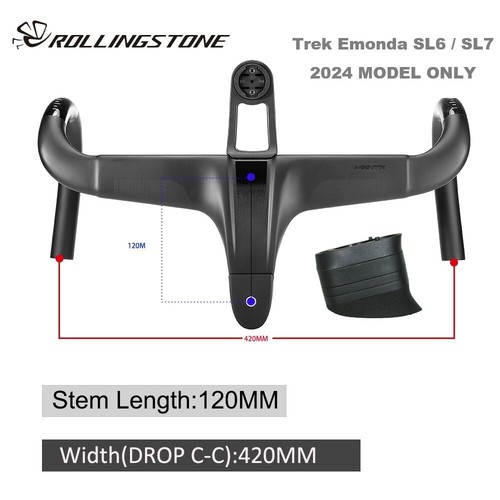 RollingStone Manta Manillar Bicicleta Carbono Integrado TREK EMONDA SL6 SL7 2024 - Imagen 31 de 31