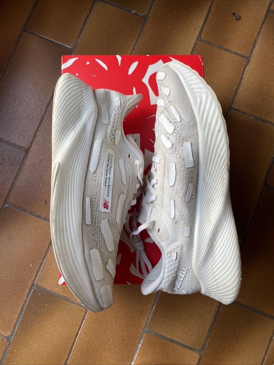 Size 10 New Balance District Vision x FuelCell RC Elite v2 White