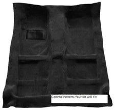 Acc Black Carpet Flooring For Passenger Area Fits - 1966-1973 Ford Bronco - New Acc Black Carpet Flooring For Passenger Area Fits - 1966-1973 Ford Bronco - New