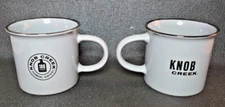Set of 2 Knob Creek Bourbon Whiskey Coffee Gray Cups/ Mugs