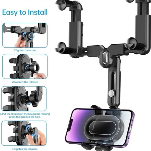 BMW M Sport TikTok Youtube Car Front View Video Camera Phone Holder Mount - Picture 10 of 10