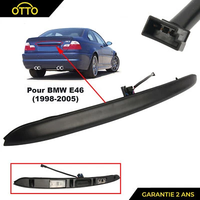Bandeau Support Éclairage Feux de Plaque d'Immatriculation pour BMW SERIE 3 E46 - Photo 1/4