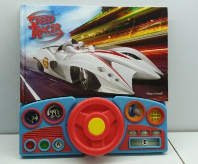 Speed Racer Movie Play-a-sound book sounds 2008 steering wheel Warner Brothers 