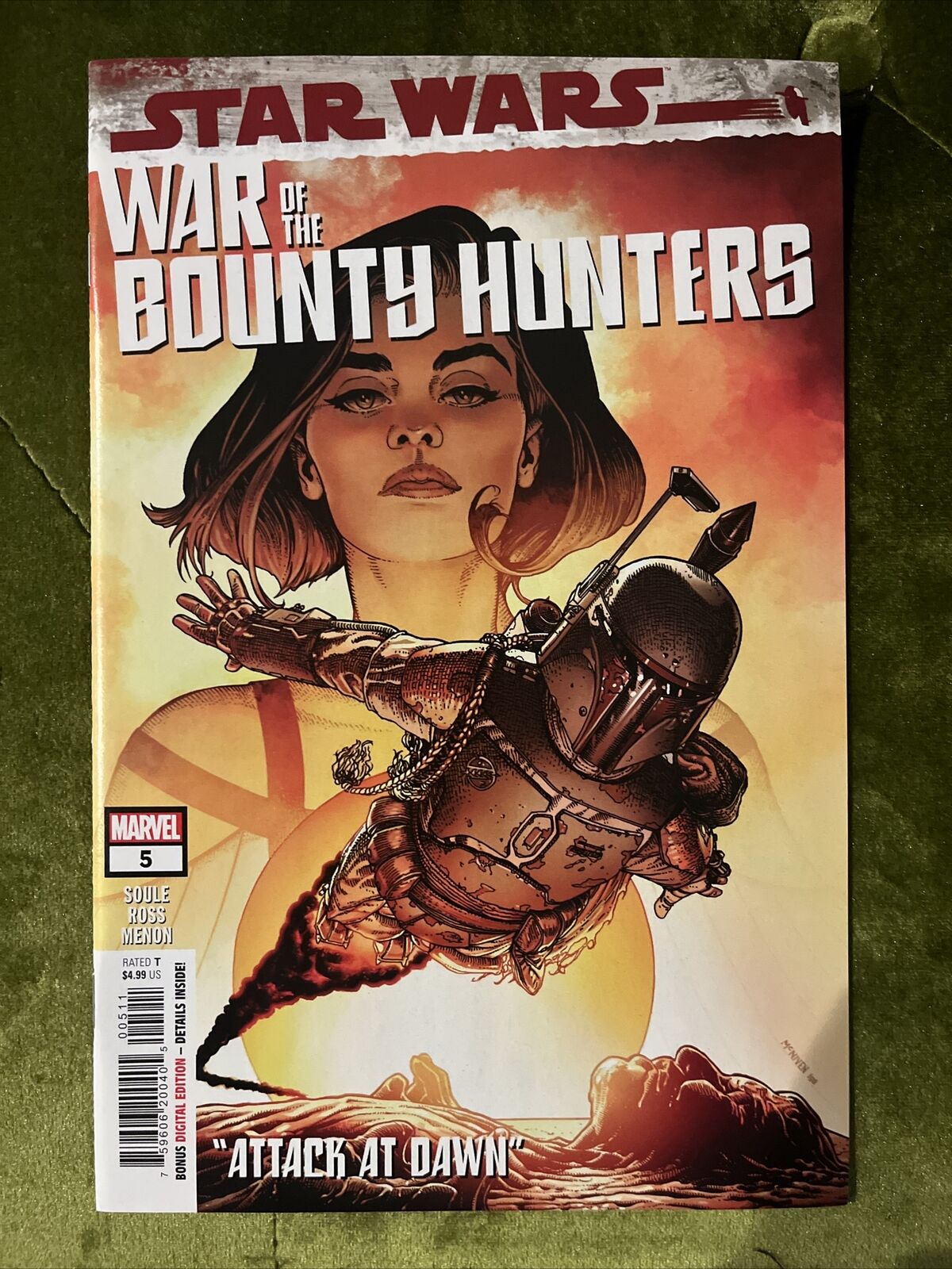 “Star Wars: War Of The Bounty Hunters” #5 (2021 Marvel) NM 1st Cameo Orphans Ren