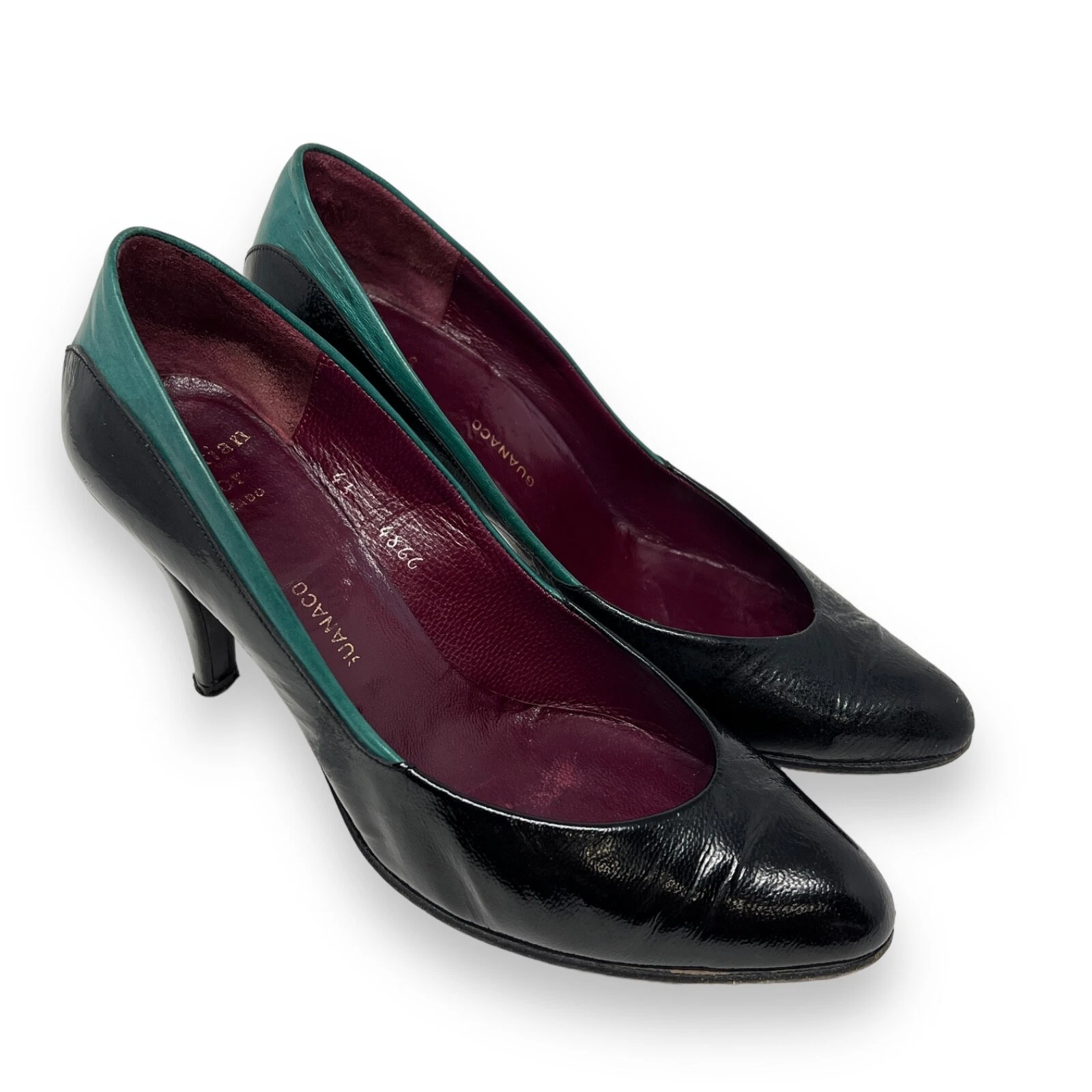 Escarpins vintage Christina Dior Guanaco bout amande femme UK 4,5 US 6