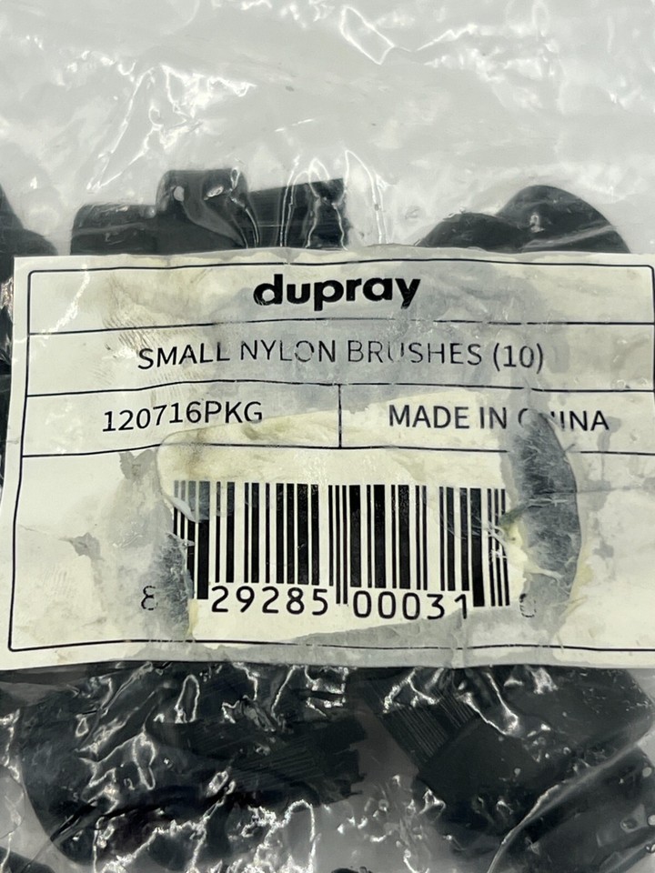 Bag of 10Dupray Small Nylon Brushes HardtoReach Places Precision