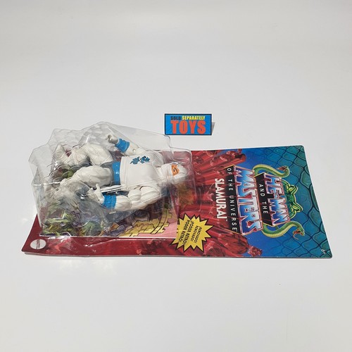 FIGURA SLAMURAI MOTU Masters of the Universe Origins Snake Men nueva sin usar, en caja sellada - Imagen 7 de 8
