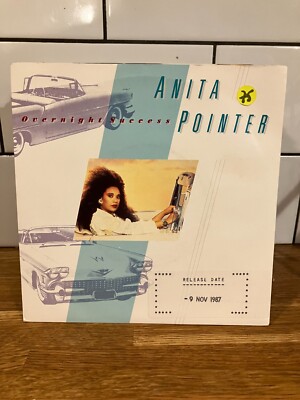 Anita Pointer - Overnight Success / Love Me Like You Do - Eighties Soul 7'' vinyl