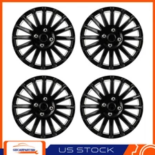 16" Set of 4 Wheel Covers Hubcaps Full Rim Snap On Hub Caps Fits R16 Tire & Rim