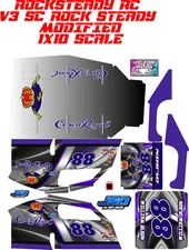 ROCKSTEADY MIDWEST MODIFIED SLASH ARMOUR PURPLE  THEME WRAP KIT