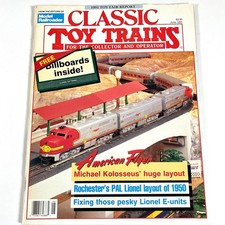 Classic Toy Trains JUN 1991 Michael Kolosseus American Flyer Layout Fix E-Units