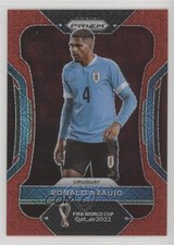 2022 Panini Prizm World Cup Qatar Red Mojo Prizm 27/99 Ronald Araujo #282 1d59
