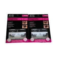 Ardell Accent 002 Magnetic Eyelashes Black 2 Pack Reusable Waterproof
