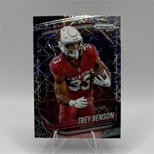 2025 Panini Prizm Trey Benson #69 Arizona Cardinals Prizm Parallel Football